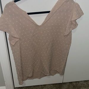Light dainty peach small blouse